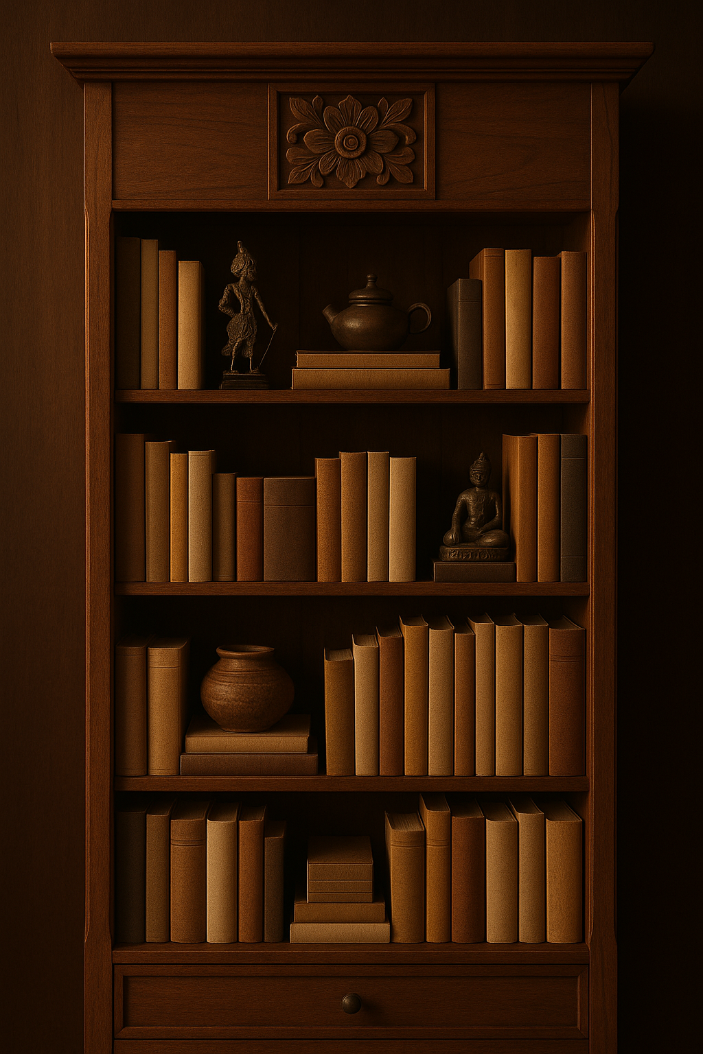 Lemari Buku Jepara